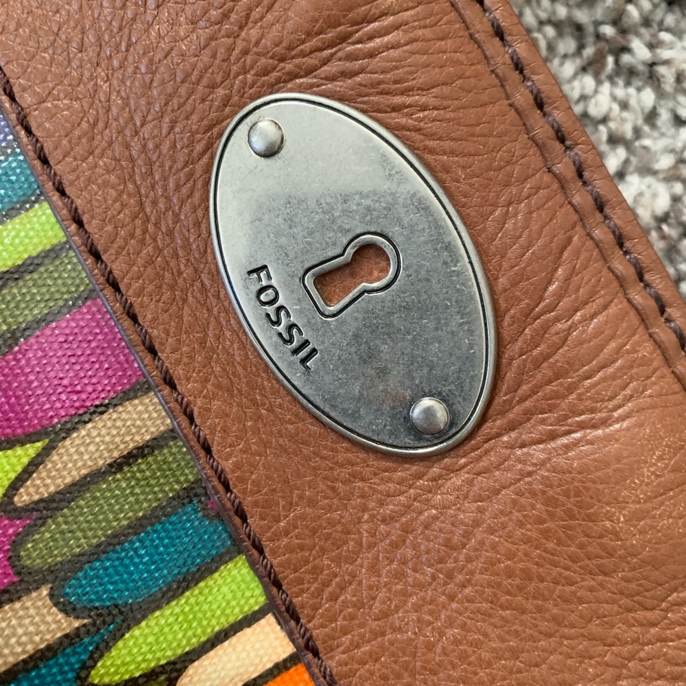 Fossil Key-Per Coated Canvas Tote - image 4